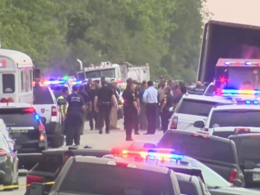 Texas migrant deaths At least 42 found dead in abandoned lorry | BREAKING: थरकाप! ट्रकमध्ये आढळले तब्बल ४२ मृतदेह; अमेरिकेच्या टेक्सासमधील घटना