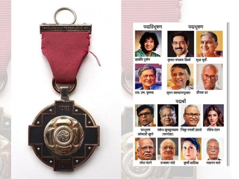Padma to 12 dignitaries of the maharashtra | राज्यातील १२ मान्यवरांना पद्म; झाकिर हुसेन, मुलायमसिंह यादव, डॉ. दिलीप महालनो यांना पद्मविभूषण