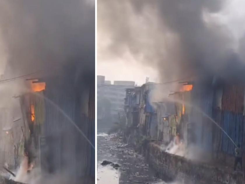 Fire breaks out in Govandi slum in Mumbai | BREAKING: मुंबईत गोवंडी येथील झोपडपट्टीत अग्नितांडव, सिलिंडर स्फोटाचे हादरे