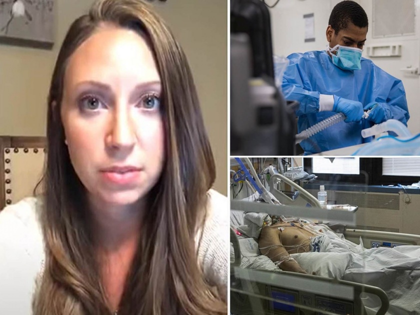 Nurse working in New York claims the city is murdering COVID 19 patients kkg | कोरोना रुग्णांना व्हेंटिलेटरवर ठेवून जिवे मारलं जातंय; न्यूयॉर्कमधल्या नर्सच्या दाव्यानं खळबळ