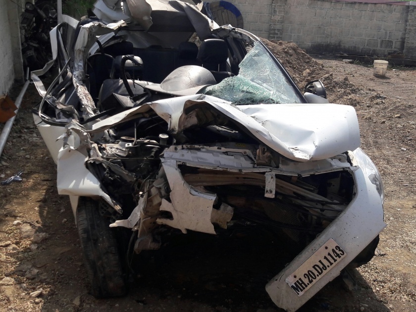 Two killed and two injured in accident on Aurangabad highway | औरंगाबाद महामार्गावरील अपघातात दोन ठार, दोन जखमी