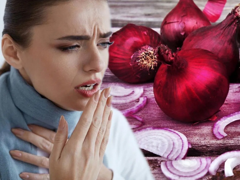 How red onions can cure asthma api | केवळ लाल कांद्याने 'या' गंभीर आजारावर मिळवता येईल नियंत्रण, जाणून घ्या उपाय 