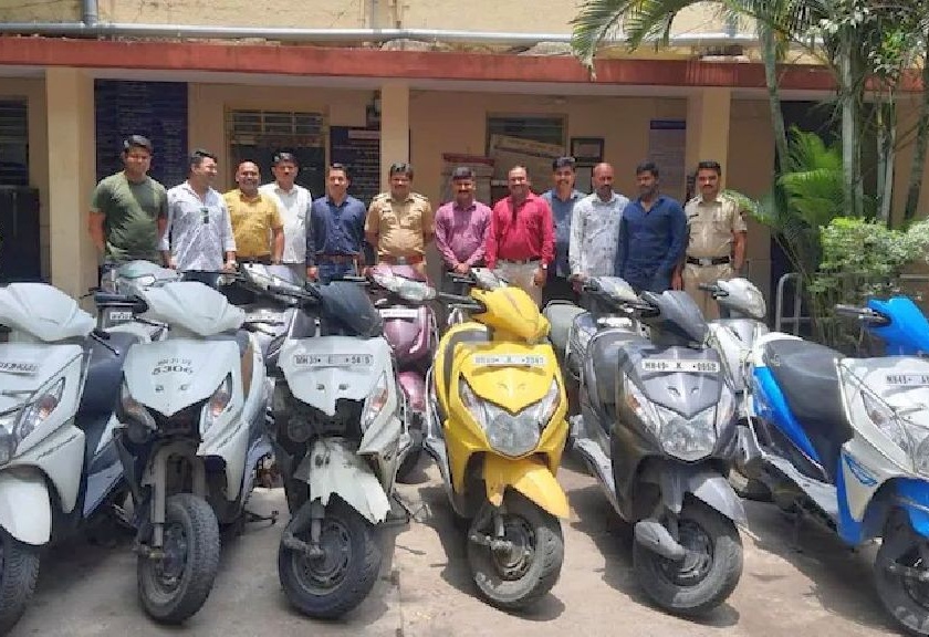 nagpur police arrested Police arrest bike-lifter, recover 12 stolen vehicles | लालूवर चढला प्रेमाचा 'फिवर', गर्लफ्रेंडसाठी चोरल्या १२ दुचाकी