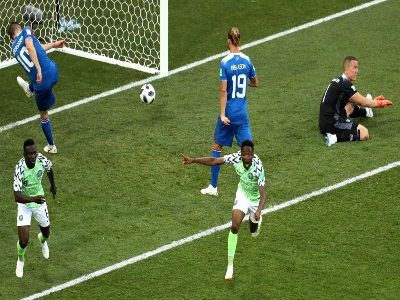Fifa Football World Cup 2018: Nigerian 'Musaagiri; Beat Iceland with two goals | Fifa Football World Cup 2018 : नायजेरियाचा 'मुसा'गिरी; दोन गोलसह आईसलँडवर विजय