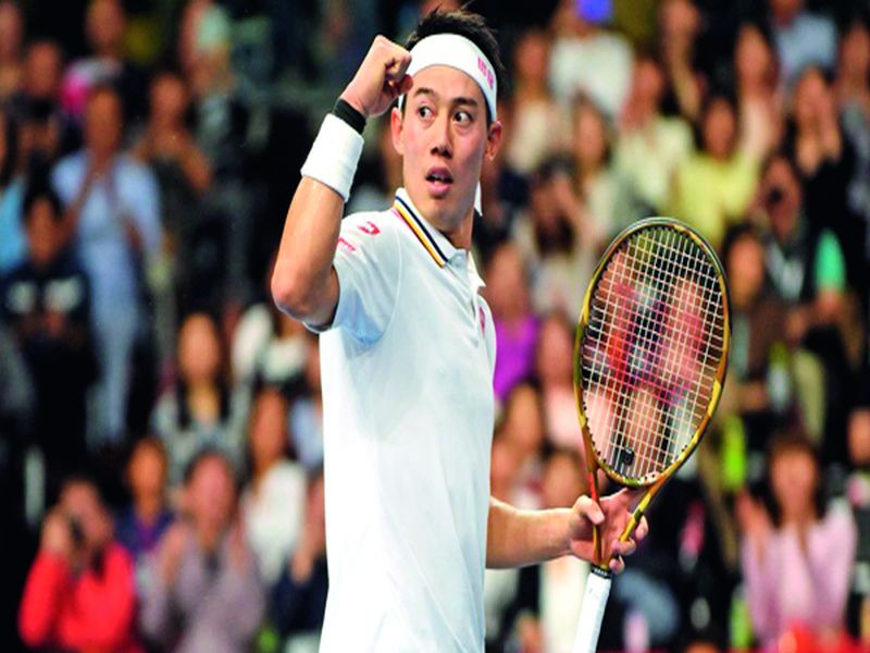 Nishikori in the final round; Powerful contenders of the winner | निशिकोरी अंतिम फेरीत; जेतेपदाचा प्रबळ दावेदार