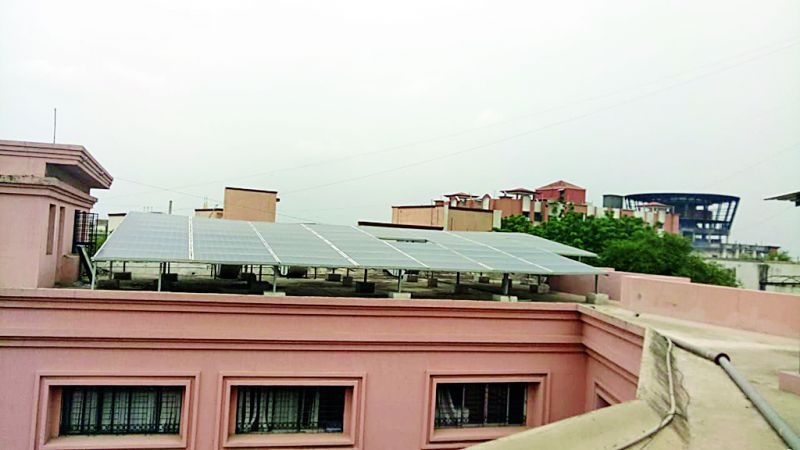 NIT Rs 24 lakh savings from solar energy | सौर ऊर्जेतून नासुप्रची २४ लाखांची बचत