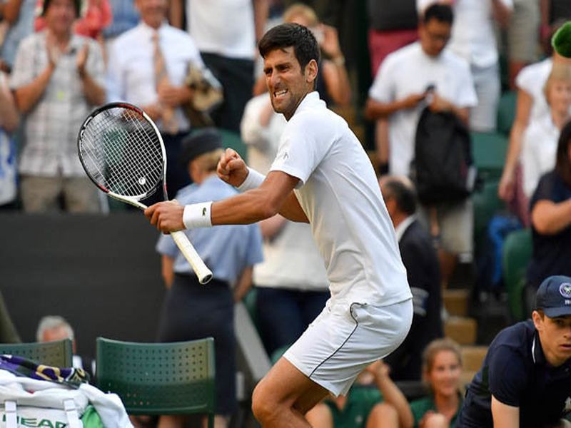 WIMBLDON 2018: Novak Djokovic enters the semifinals | WIMBLDON 2018 : नोव्हाक जोकोव्हिच उपांत्य फेरीत दाखल