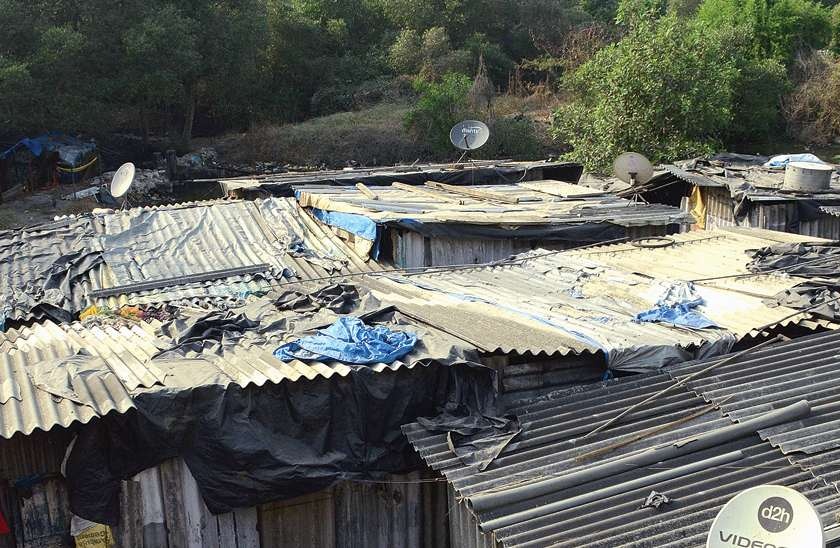 Unauthorized huts in the Koparkheran Bay area; Forest department neglect with the municipality | कोपरखैरणे खाडी परिसरात अनधिकृत झोपड्यांचे पेव; महापालिकेसह वनविभागाचे दुर्लक्ष