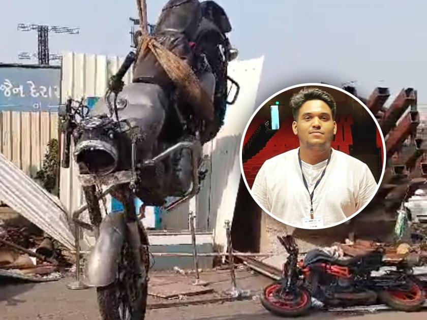 100-foot hoarding collapsed People were trapped the young man told the story of the terrible incident of Ghatkopar | १०० फुटांचे होर्डिंग कोसळले; लोक अडकली, घाटकोपरच्या भयंकर घटनेची तरुणाने सांगितली आपबीती