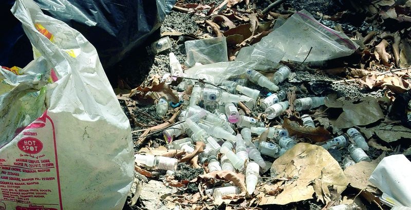 Nagpur municipal biological waste also open | नागपूर मनपाचा जैविक कचराही उघड्यावरच