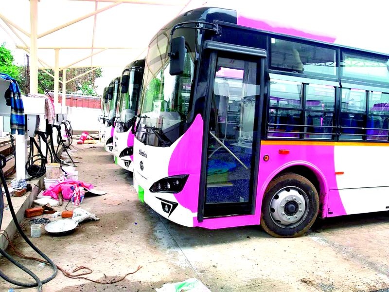 Five Tejaswini buses in the fleet of Apali bus in Nagpur | नागपुरात आपली बसच्या ताफ्यात पाच तेजस्विनी बस