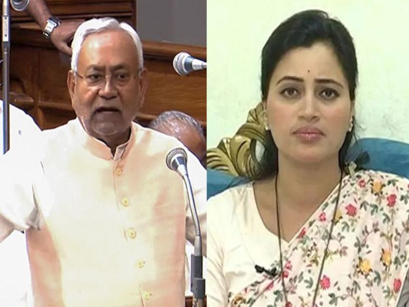 MP Navneet Rana has criticized Bihar Chief Minister Nitish Kumar. | 'नितीश कुमार यांनी घाण शब्द त्यांच्या घरापुरते मर्यादित ठेवले पाहिजे'; नवनीत राणांचा निशाणा
