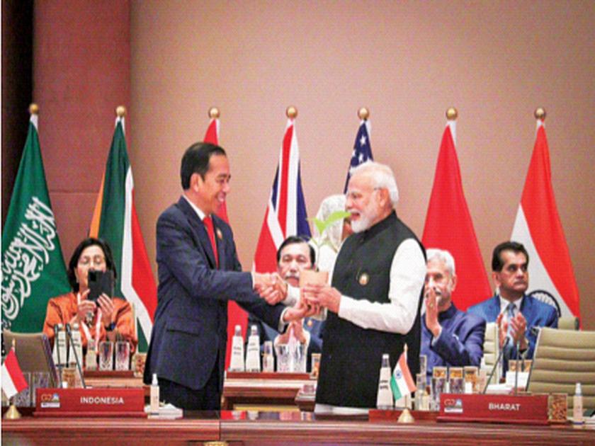 Prime Minister Modi's batting for the Security Council, a key issue raised in the run-up to the conclusion of the G-20 | सुरक्षा परिषदेसाठी पंतप्रधान मोदींची बॅटिंग, ‘जी-२०’समारोपाकडे जाताना उपस्थित केला कळीचा मुद्दा