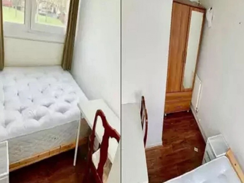 Unique cosy room on rent for Rs 50,000 in London, It has no door | 'या' रुममध्ये शिरण्यासाठी नाही दरवाजा तरी आहे ५० हजार रुपये भाडं, पण का?