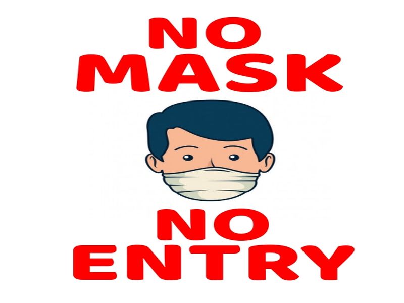 Strict enforcement: 'No mask, no entry' in district court | कडक अंमलबजावणी : जिल्हा न्यायालयात 'नो मास्क, नो एंट्री'