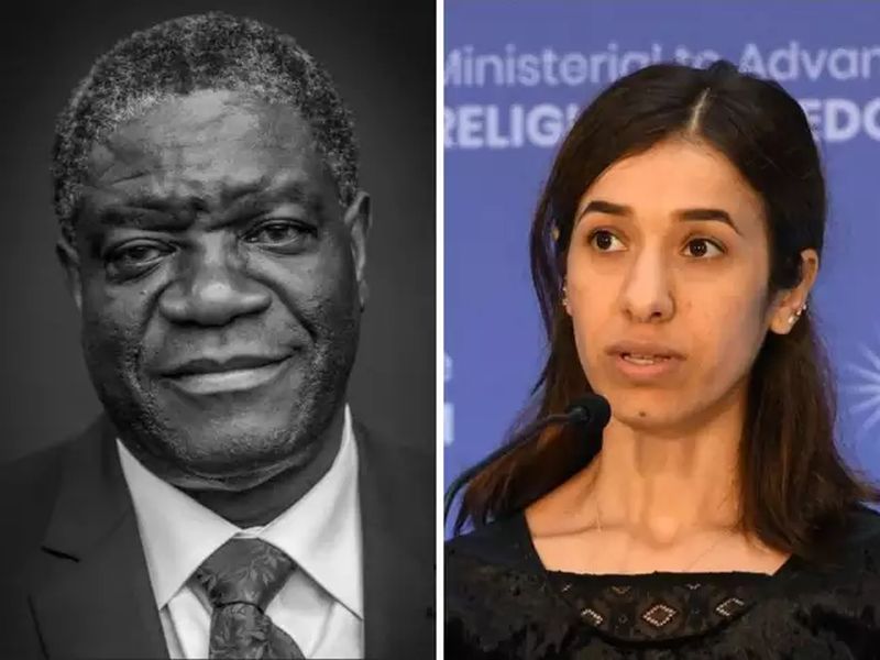 The Nobel Peace Prize for 2018 has been awarded to Denis Mukwege and Nadia Murad | डॉ. डेनिस मुक्वेगे व नादिया मुराद यांना नोबेल शांतता पुरस्कार