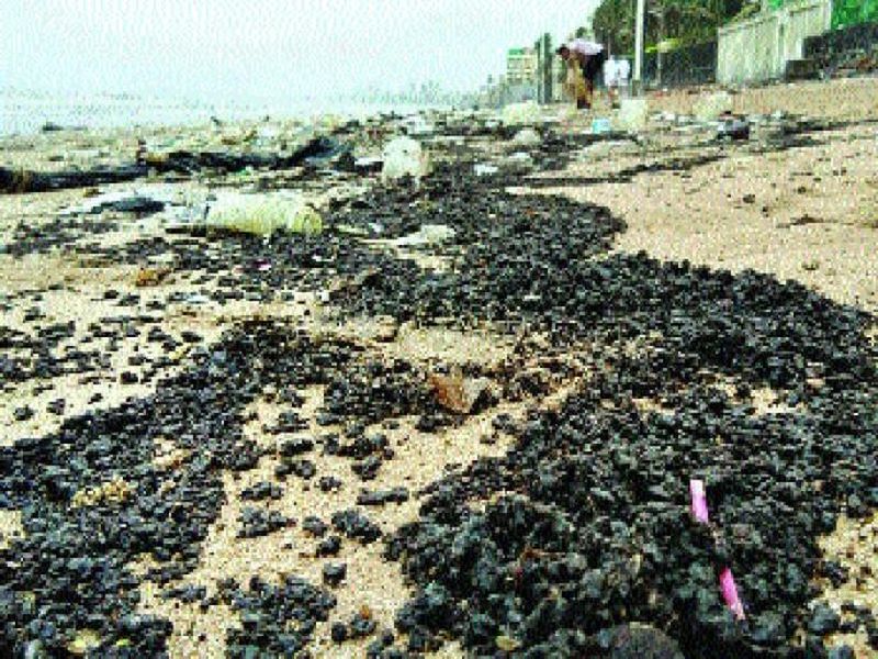 swapnaja mohite article on oil tar ball | समुद्रात असे तयार होतात टार बॉल्स, जलचरांवर होतो गंभीर परिणाम