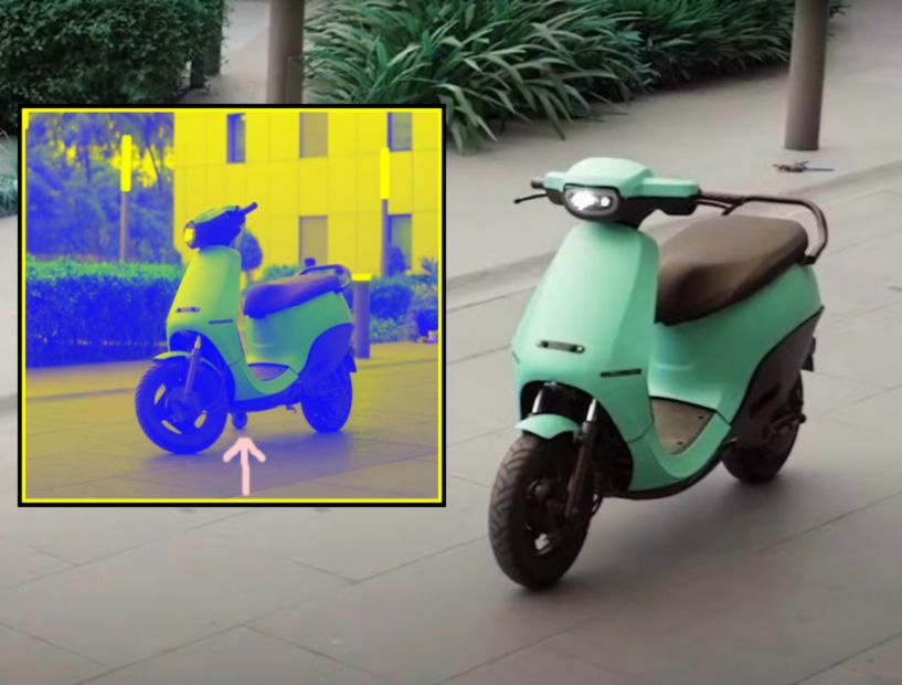 autonomous self-driving electric scooter Ola Solo; there is catch in Video, Ola Electric fooling People Again? | Video: आधी आहेत त्याच झेपेनात, ओलाने आणली सेल्फ ड्रायव्हिंगवाली ईलेक्ट्रीक स्कूटर, ती पण टेकू देऊन...