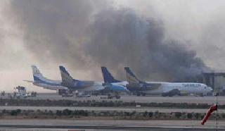 Karachi airport near terrorists attack, five killed | कराची विमानतळाजवळ पुन्हा दहशतवादी हल्ला, पाच ठार
