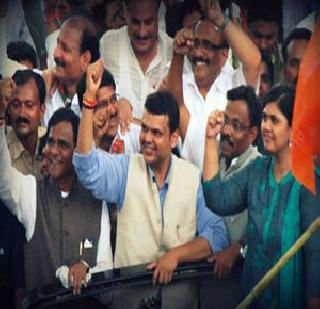 Varunaraja Baraka on BJP's election in Aurangabad! | औरंगाबादेत भाजपाच्या मोर्चावर वरुणराजा बरसला!