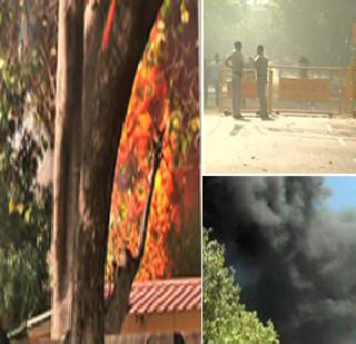 In Delhi, a severe fire in the Parliament area | दिल्लीत संसदेच्या परिसरात भीषण आग