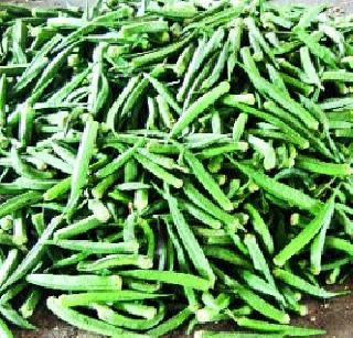 Increase in the price of okra, dodka, peas | भेंडी, दोडका, मटारच्या भावात वाढ