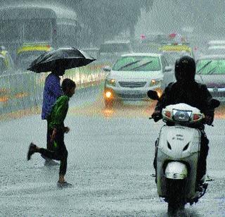 'Rain block' in Mumbai again | मुंबईत पुन्हा ‘रेन ब्लॉक’