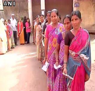 54 percent polling in Goa in 6 hours | गोव्यात 6 तासांत 54 टक्के मतदान