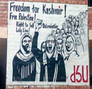 Posters of 'Azad Kashmir' posters appeared in JNU | जेएनयूत झळकले 'आझाद काश्मीर'चे पोस्टर्स