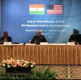 Invest in India, US giants appeal to Modi | भारतात गुंतवणूक करा, अमेरिकेतील दिग्गज कंपन्यांना मोदींचं आवाहन