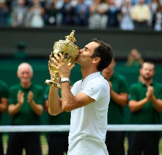Federer's Wimbledon! World record for eight times | फेडररची विम्बल्डनाष्टमी! आठ वेळा विजेतेपद पटकावत रचला विश्वविक्रम