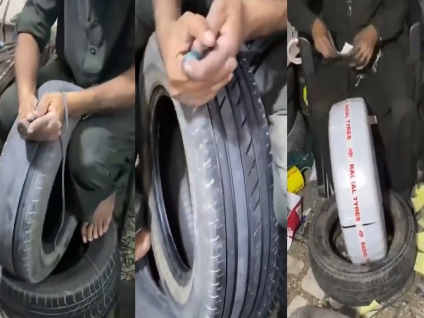 Avoid using old tyres, this is how car tires are recycled, watch video | फसवणूक टाळा; कारच्या जुन्या टायरला असे बनवतात नवीन, video पाहून चक्रावून जाल...