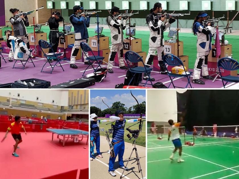 indian players start practice and training for olympic | खेळाडूंचा सराव सुरू; अपेक्षापूर्ती, ऐतिहासिक कामगिरीसाठी भारतीय खेळाडू गाळताहेत घाम