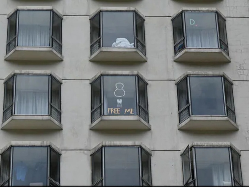 How Quickly Does Omicron Spread Hotel CCTV Footage Triggers Concerns | Omicron News: ओमायक्रॉन किती वेगानं पसरतो? हॉटेलच्या सीसीटीव्हीमध्ये धडकी भरवणारं दृश्य कैद