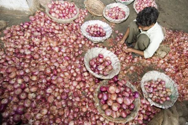 Onion received the highest rate of Rs | कांद्याला प्रतिक्विंटलला मिळाला ७,६०० रुपयांचा उच्चांकी दर