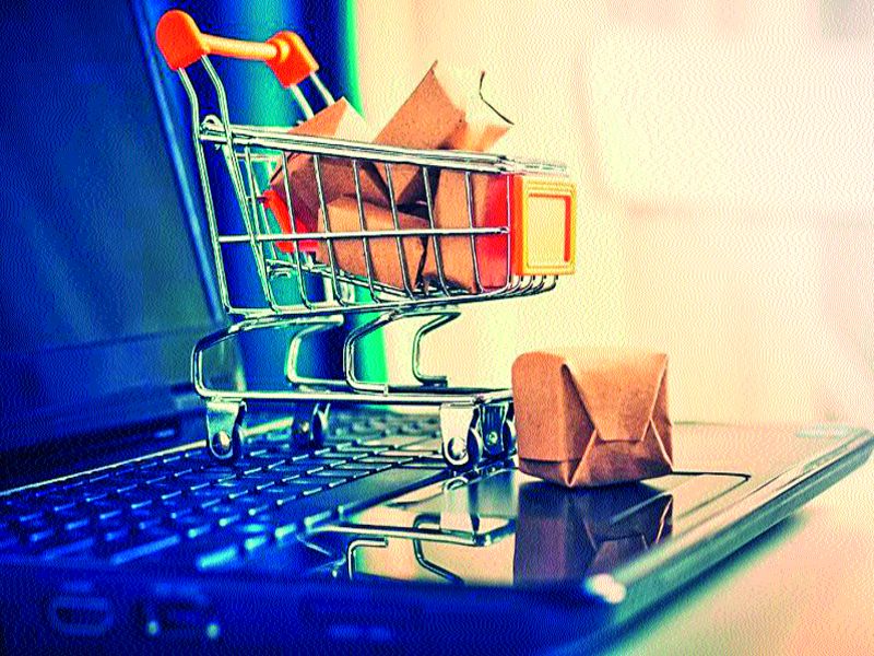 Shopkeeper's bankruptcy due to online shopping! | आॅनलाईन खरेदीमुळे दुकानदारांचं दिवाळं!