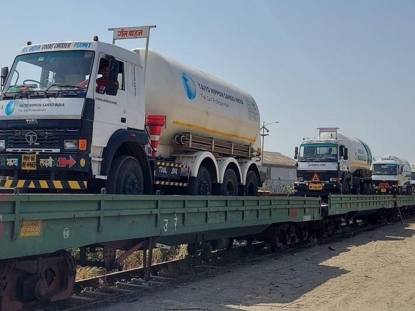 Attempts to transport Nagpurs oxygen tankers to Gujarat thwarted | CoronaVirus News: मोठी बातमी! नागपूरचे ऑक्सिजन टँकर्स गुजरातला नेण्याचा प्रयत्न उधळला
