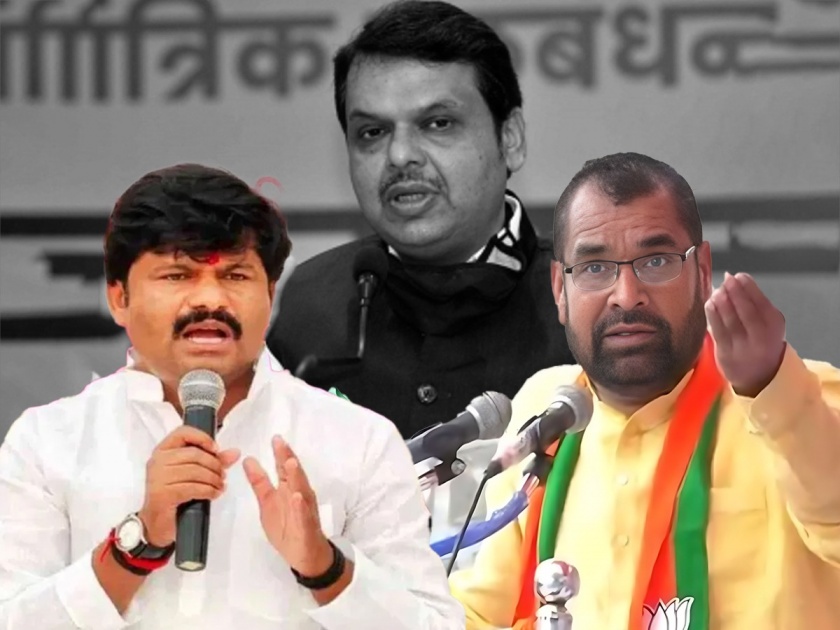 BJP leaders and supporters of Devendra Fadnavis Gopichand Padalkar and Sadabhau Khot have been agressive against the state government | फडणवीसांचे दोन शिलेदार सरकारविरोधात अचानक आक्रमक कसे झाले? भूमिकेमुळे चर्चांना उधाण