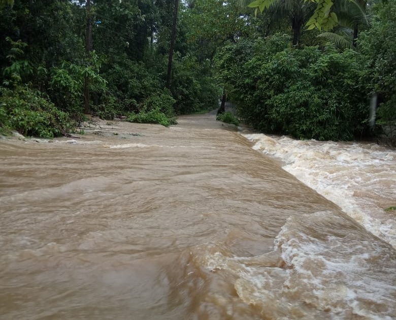 Heavy rains disrupt life in Madura Panchkrushi | मुसळधार पावसामुळे मडुरा पंचक्रोशीतील जनजीवन विस्कळीत