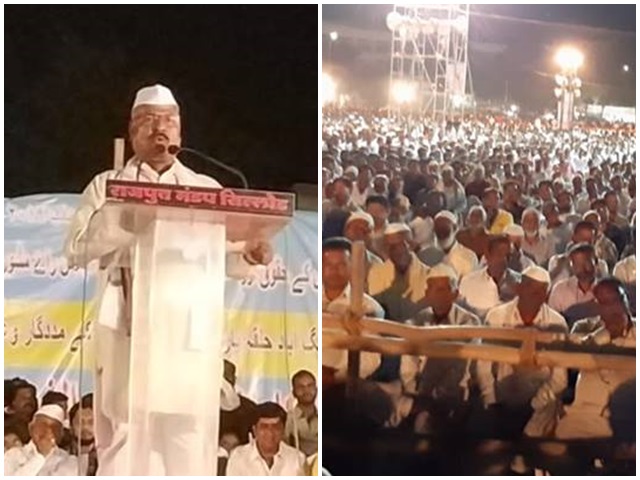 Lok Sabha Election 2019 Abdul Sattar rally in Aurangabad | सभेला गर्दी जालन्याची अन् सत्तारांना उमेदवारी हवी औरंगाबादची