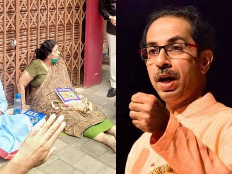 Uddhav Thackeray's phone call to Marathmolya grandmother, Shiv Sainiks leave Shobhatai at home | मराठमोळ्या आजीबाईंना उद्धव ठाकरेंचा फोन, शोभाताईंनी जागवल्या मातोश्रींच्या आठवणी