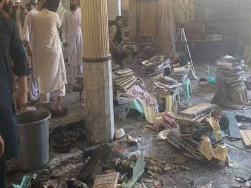 Pakistan Five killed 26 injured in blast at Peshawar madrasa | पाकिस्तान हादरलं! पेशावरमधील मदरशात मोठा स्फोट; ७ बालकांचा मृत्यू, ७० हून अधिक जखमी