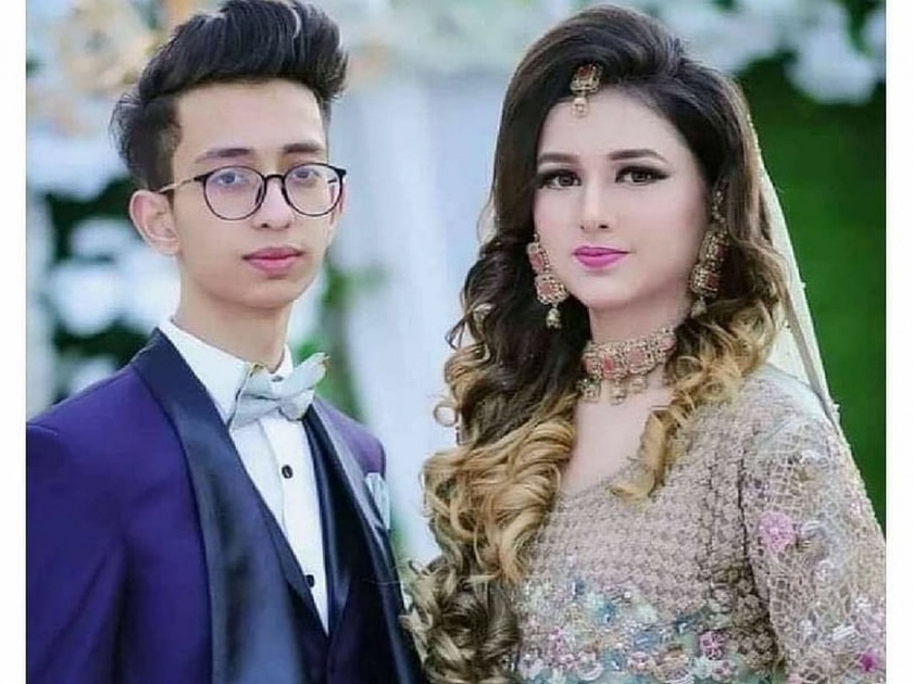 Young Pakistani couple marriage photos and videos goes viral on social media | प्रेमात पडले अन् विसरले लग्नाचं वय, व्हायरल झाले पाकिस्तानातील लग्नाचे फोटो!