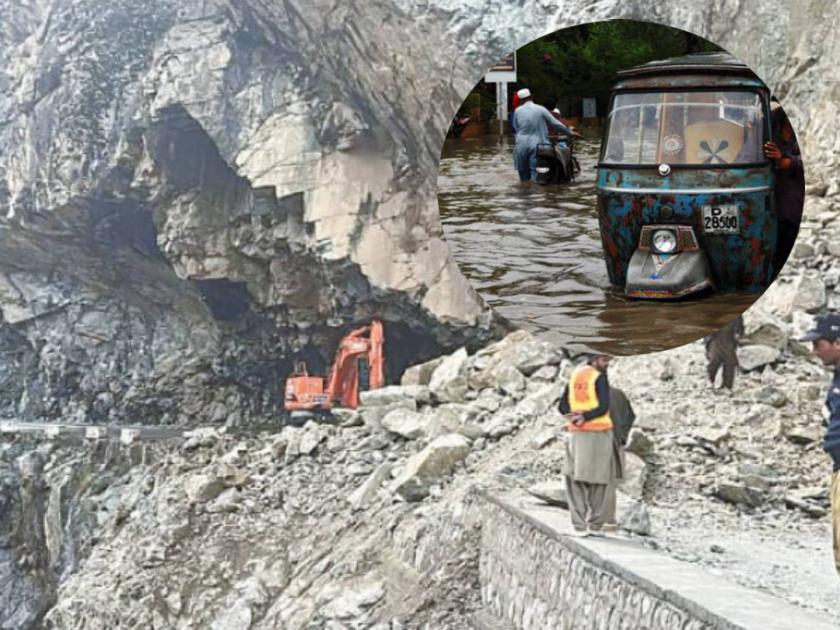 Heavy rain in pakistan 37 dead including 18 children in 48 hours; Roads closed due to landslides | मुसळधार पावसाने कहर, ४८ तासात १८ लहान मुलांसह ३७ जणांचा मृत्यू; भूस्खलनामुळे रस्ते बंद