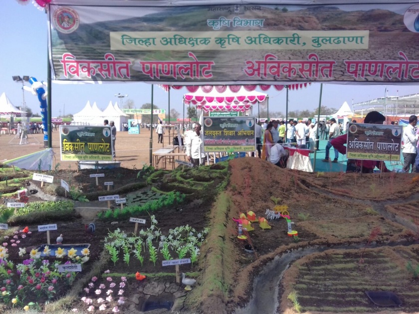 # Khamgaon Krishi Mahotsav: The development of agriculture unfolded through the watershed project | #खामगाव कृषि महोत्सव : पाणलोट प्रकल्पातून उलगडला शेतीचा विकास