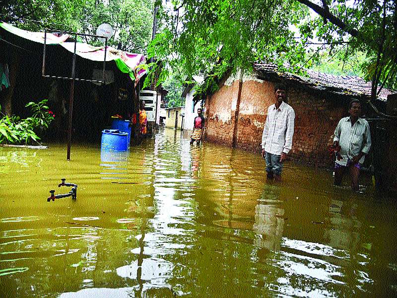  The flooding of six villages, flood of Ramraj river in Alibaug, floods | पुरामुळे सहा गावांचा संपर्क तुटला, अलिबागमधील रामराज नदीला पूर
