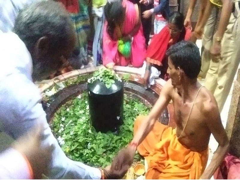 'Let good rain fall in Marathwada'; Devotees receive Lord Vaidyanatha in Parali | 'मराठवाड्यात चांगला पाऊस पडू दे'; प्रभू वैद्यनाथाला भाविकांचे साकडे