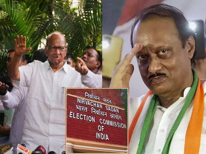 Election Commission Notice to Sharad Pawar Group; Who will the NCP stay with? Ajit pawar or Sharad pawar... | शरद पवार गटाला निवडणूक आयोगाची नोटीस; राष्ट्रवादी कोणाकडे राहणार?