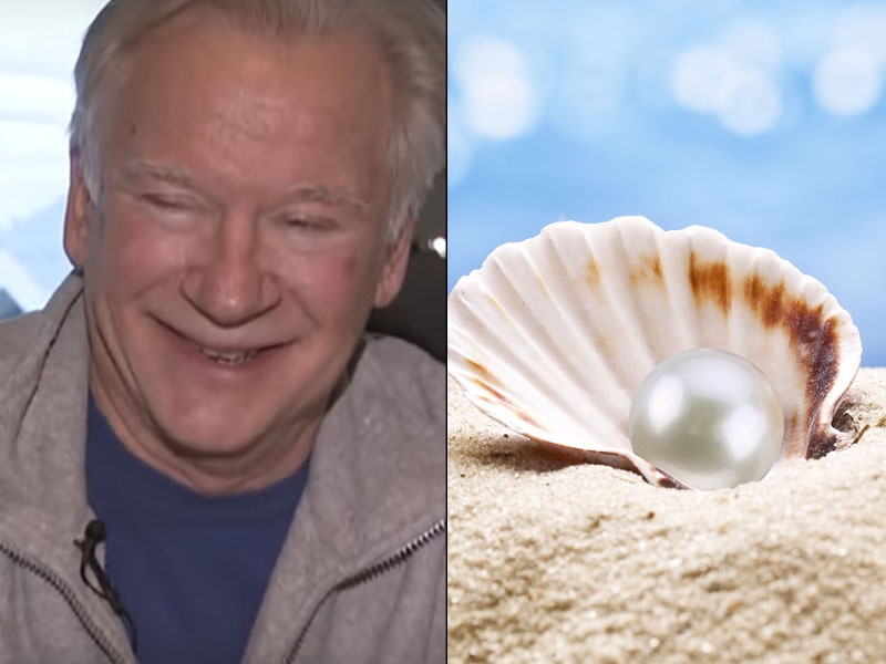 Man finds pearl worth 2.8 lakh in an oyster dish new york city restaurant | हॉटेलमध्ये जेवताना 'हा' माणूस झाला मालामाल, दाताखाली आला लाखोंचा मोती!