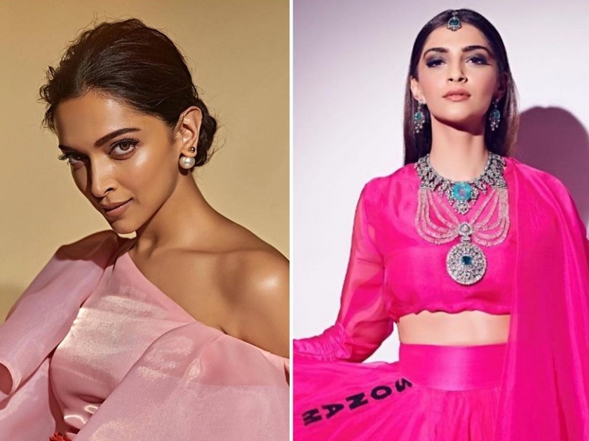 Deepika padukone sonam kapoor and other actresses craze for pink color | दीपिका, सोनमसह 'या' अभिनेत्रीही आहेत पिंक कलरसाठी क्रेझी!